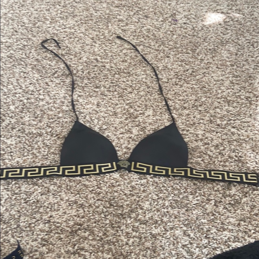 Versace swim top